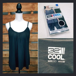 NWT 32 Degrees Cool Size Large Tank Top - Black